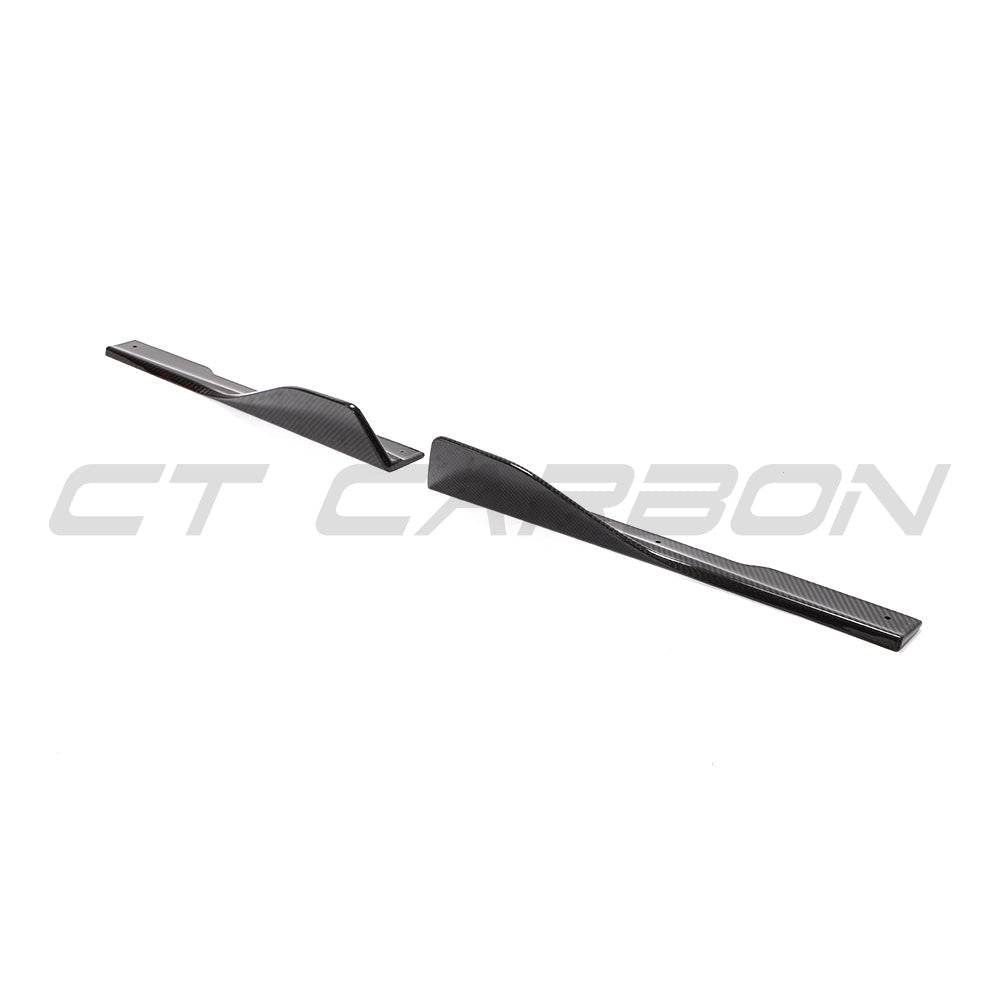 CT CARBON BMW 8 SERIES & M8 G16/F93 2019-2025 CARBON FIBRE SIDE SKIRTS - V1 | SWISS HOMOLOGATED