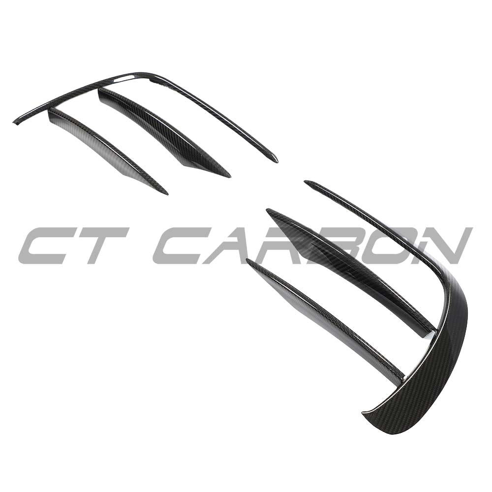 CT CARBON MERCEDES E-CLASS W213/S213 2016-2020 PRE-FACELIFT CARBON FIBRE CANARDS | HOMOLOGATION IN PROCESS