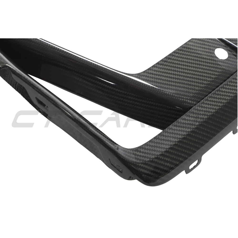 CT CARBON BMW X3M/X4M F97/F98 LCI 2022+ CARBON FIBRE FRONT BUMPER TRIM | SWISS HOMOLOGATED