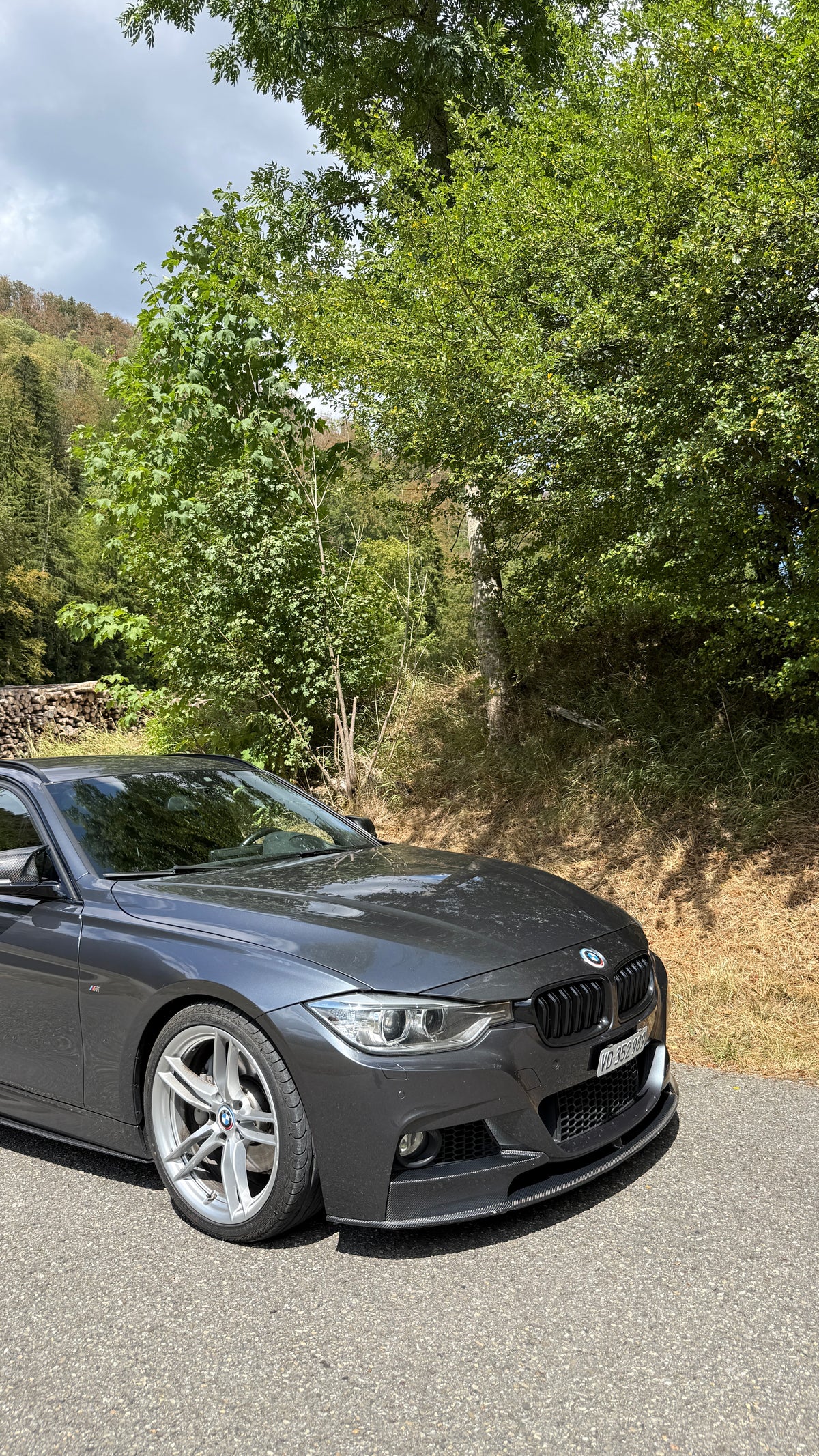 CT CARBON FRONT LIP BMW F30/F31 - MP STYLE | SWISS HOMOLOGATED