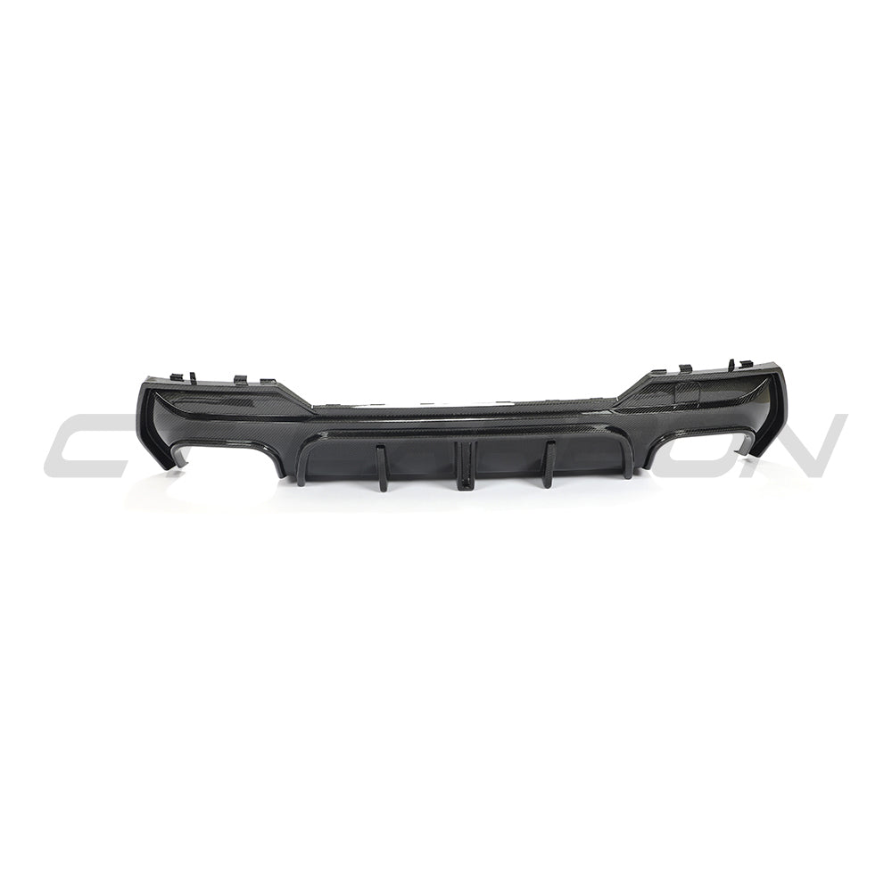 CT CARBON BMW G22/G23 4 SERIES 2020-2024 PRE-LCI QUAD TIP CARBON FIBRE DIFFUSER - V2 | SWISS HOMOLOGATED