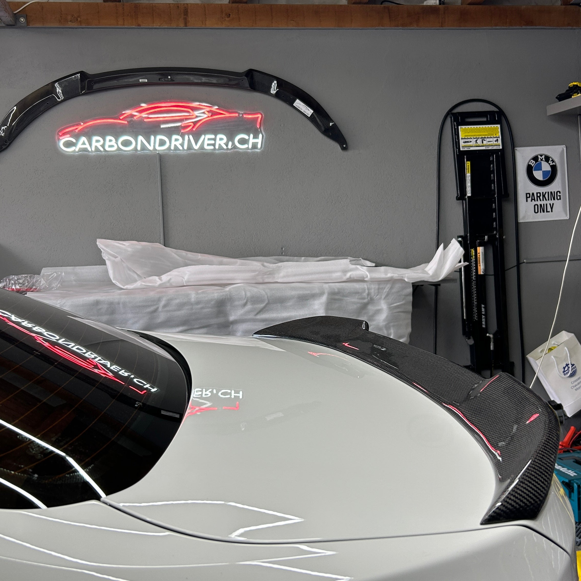 CT CARBON SPOILER BMW F30/F80 - CS STYLE | SWISS HOMOLOGATED