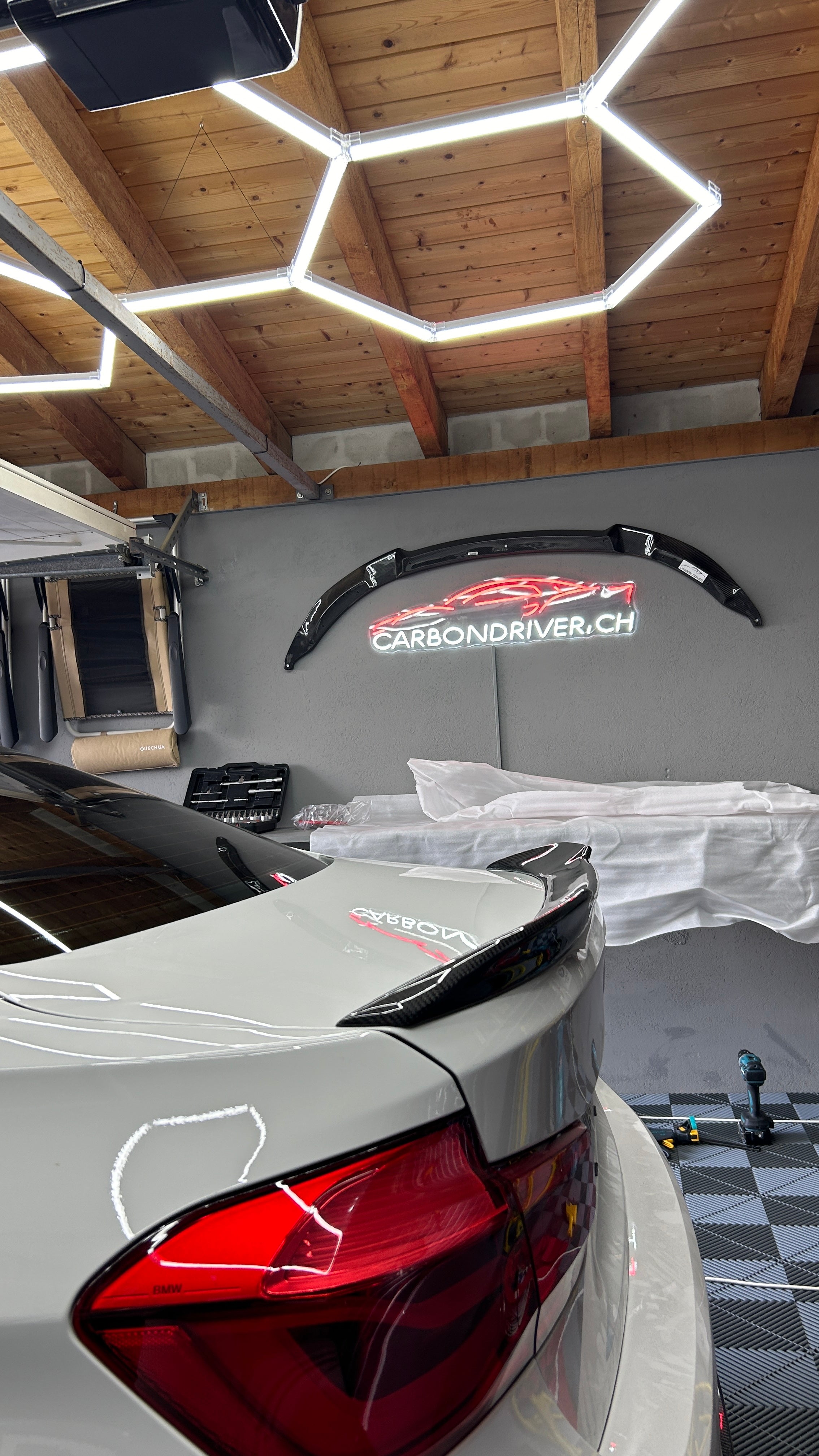 CT CARBON SPOILER BMW F30/F80 - CS STYLE | SWISS HOMOLOGATED
