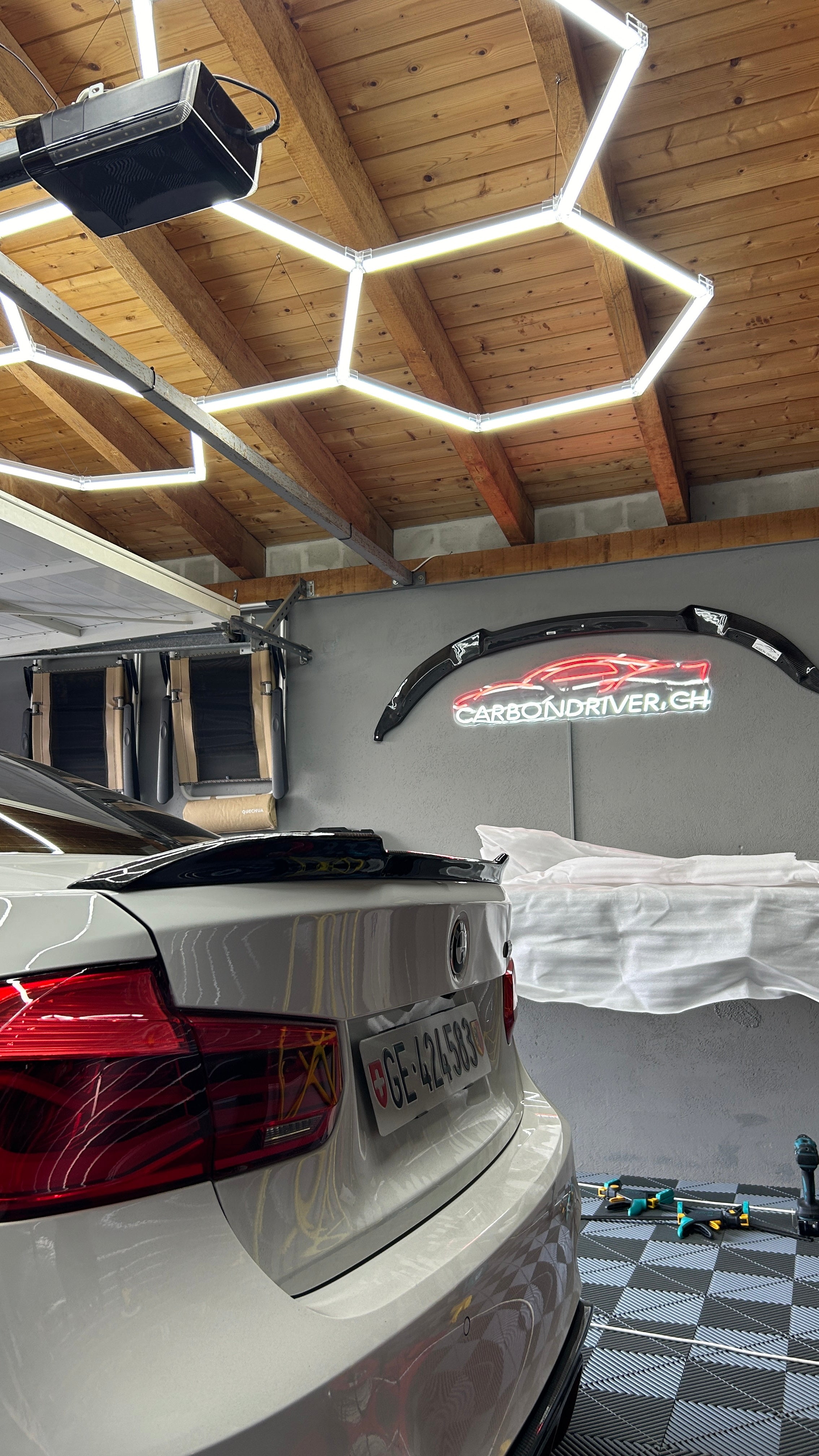 CT CARBON SPOILER BMW F30/F80 - CS STYLE | SWISS HOMOLOGATED
