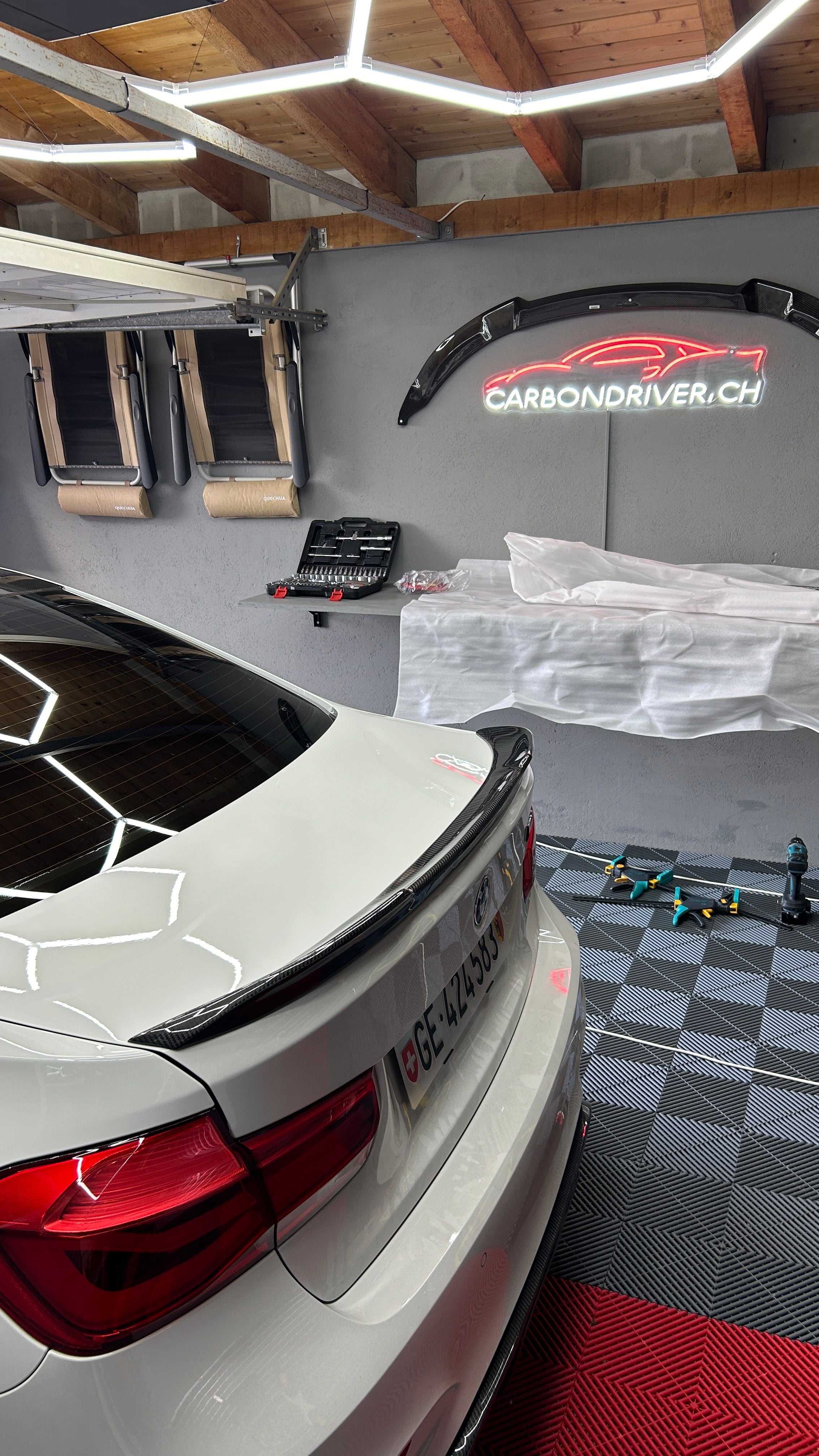 CT CARBON SPOILER BMW F30/F80 - CS STYLE | SWISS HOMOLOGATED