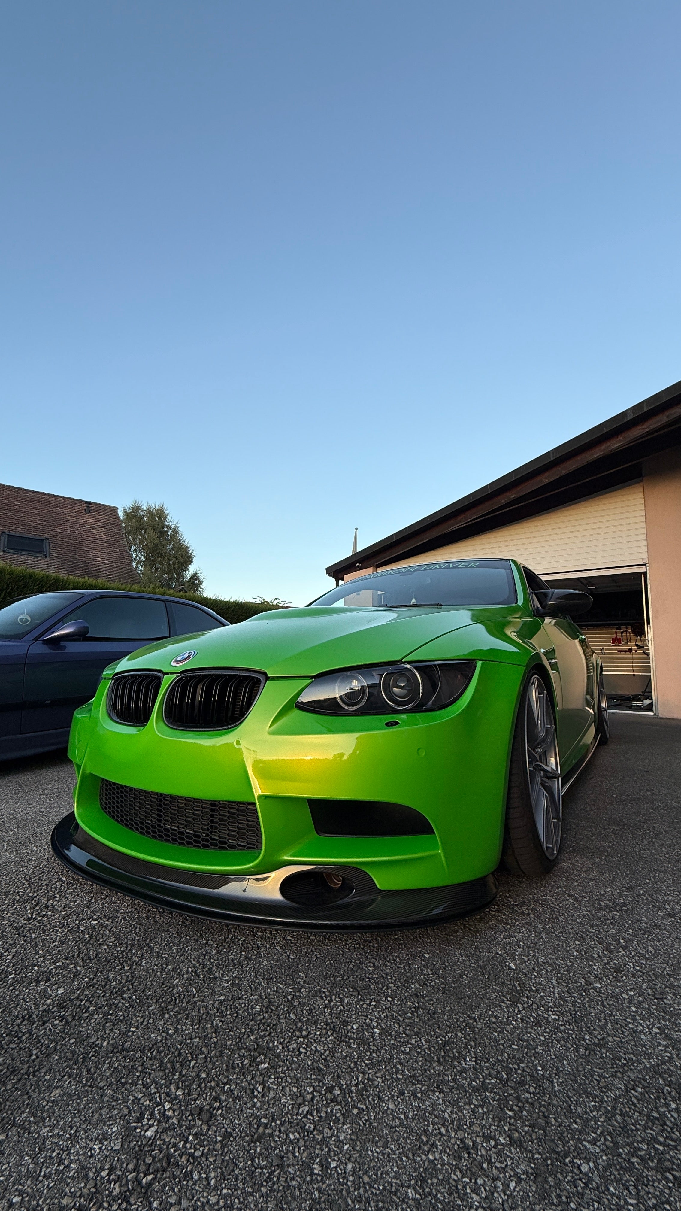CARBON PRODUCTION GT4 ADJUSTABLE FRONT LIP FOR BMW E9X M3 - SWISS HOMOLOGATED