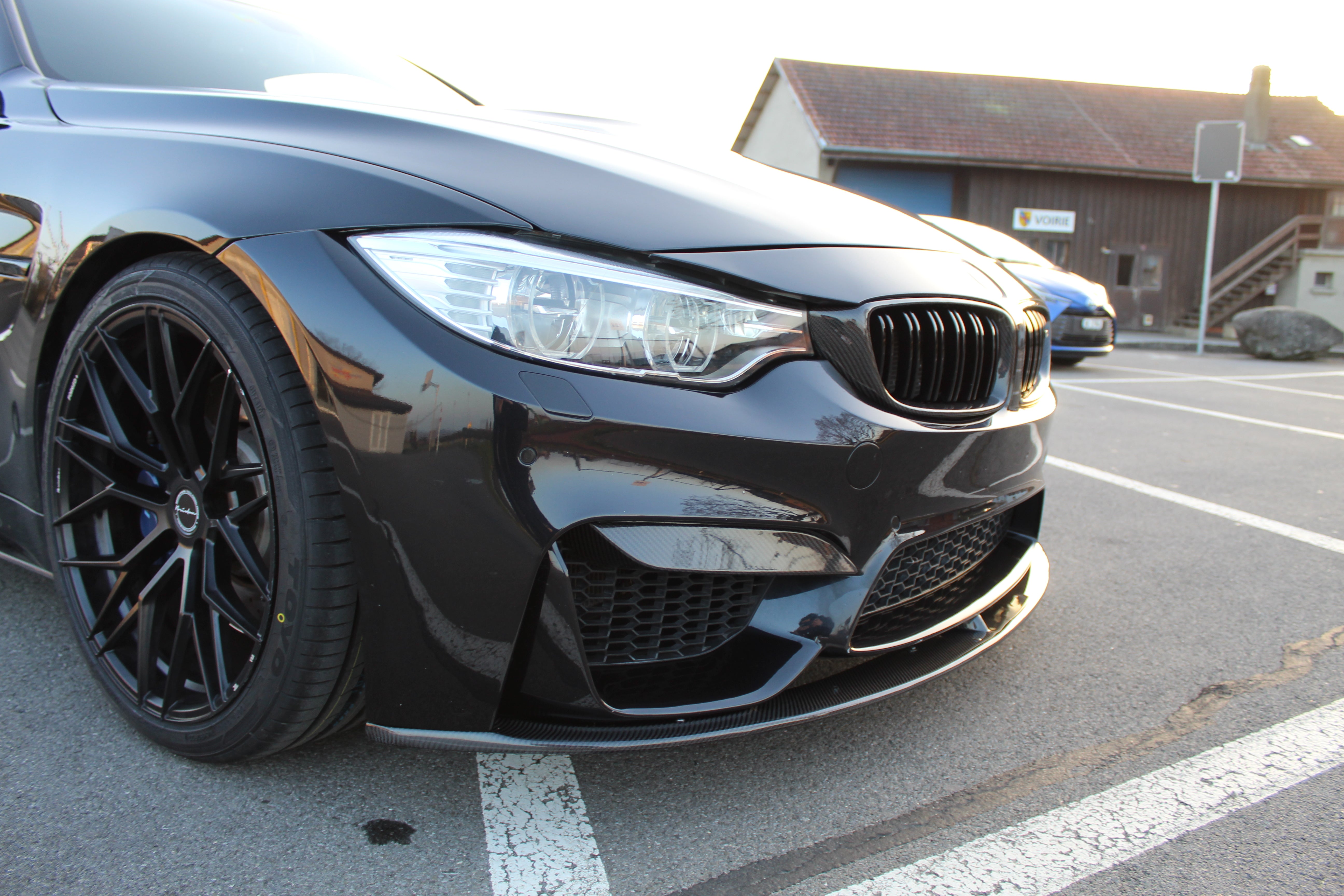 CT CARBON FRONT LIP BMW M3/M4 F8X (3 PCS) - MP STYLE | SWISS HOMOLOGATED