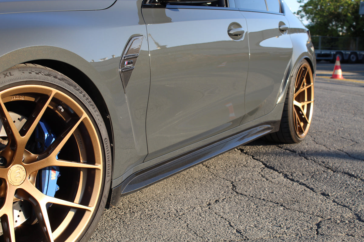 CT CARBON SIDE SKIRTS REPLACEMENT BMW M3/M4 G8X - CT DESIGN | SWISS HOMOLOGATED