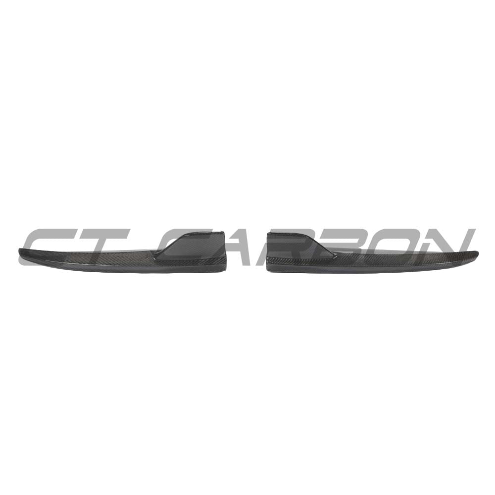 CT CARBON MERCEDES W205 C-CLASS & C63 2015-2018 CARBON FIBRE SPLITTER CORNERS | HOMOLOGATION IN PROCESS