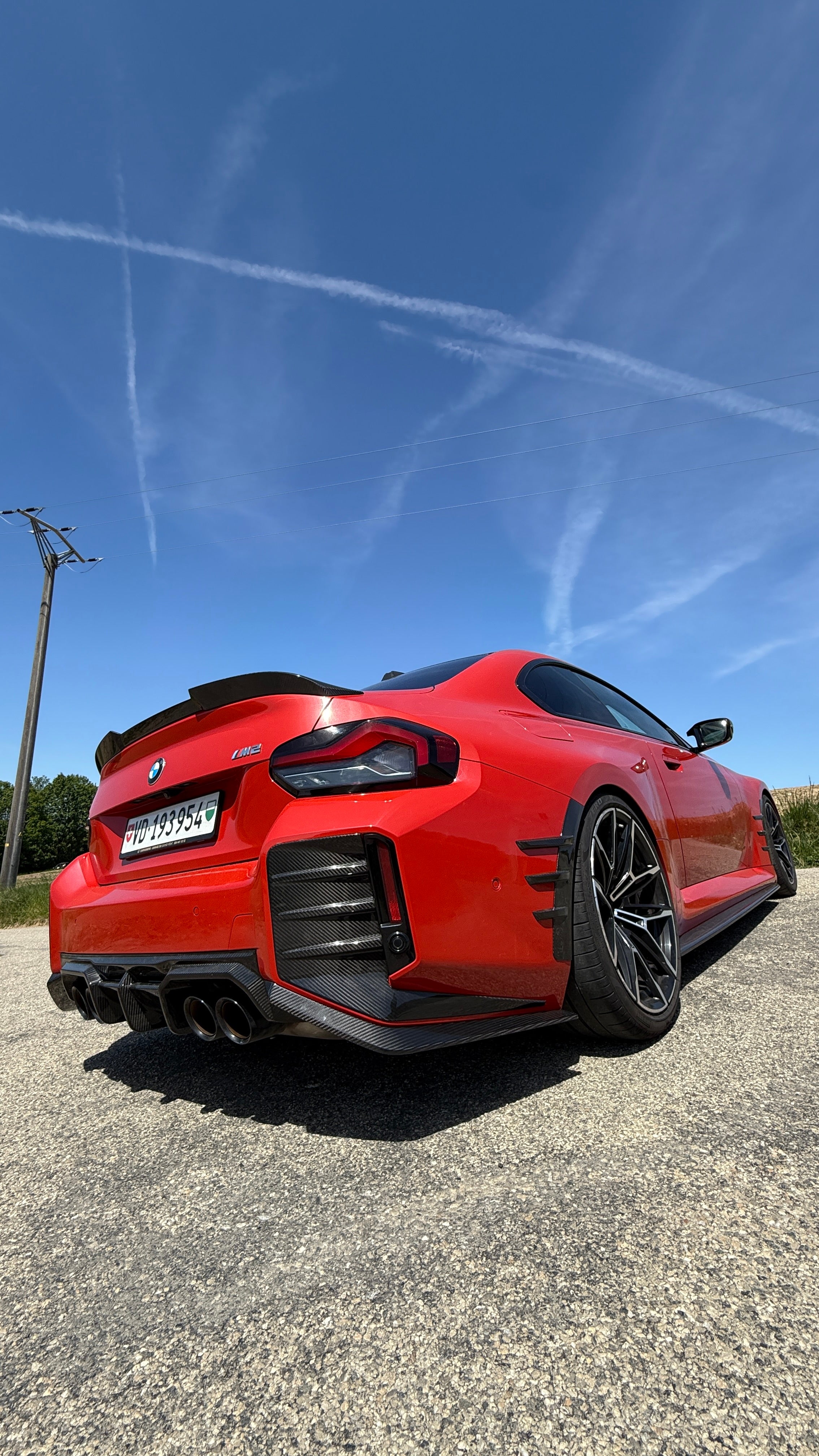 CT CARBON REAR BUMPER CORNERS BMW M2 G87 - CT DESIGN | SWISS HOMOLOGATED