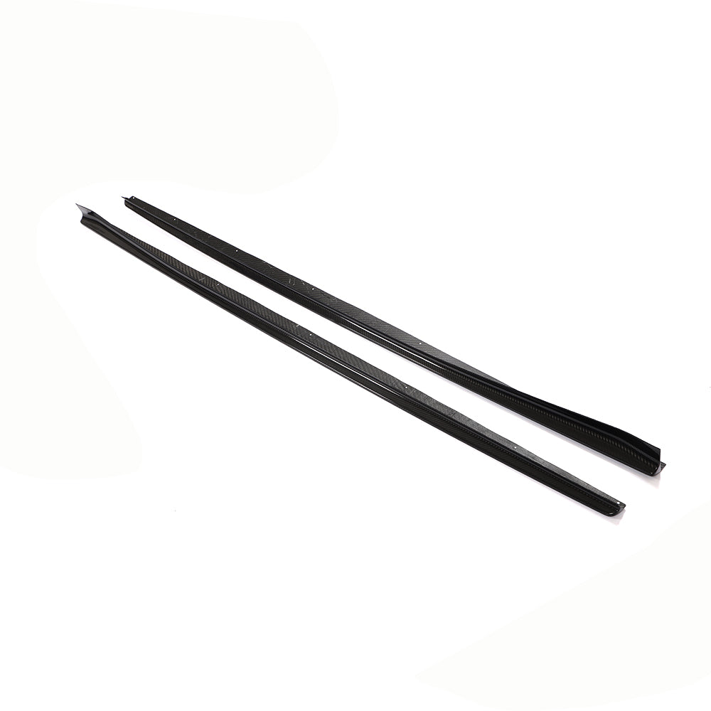 CT CARBON BMW 8 SERIES & M8 G16/F93 2019-2025 CARBON FIBRE SIDE SKIRTS - V2 | SWISS HOMOLOGATED