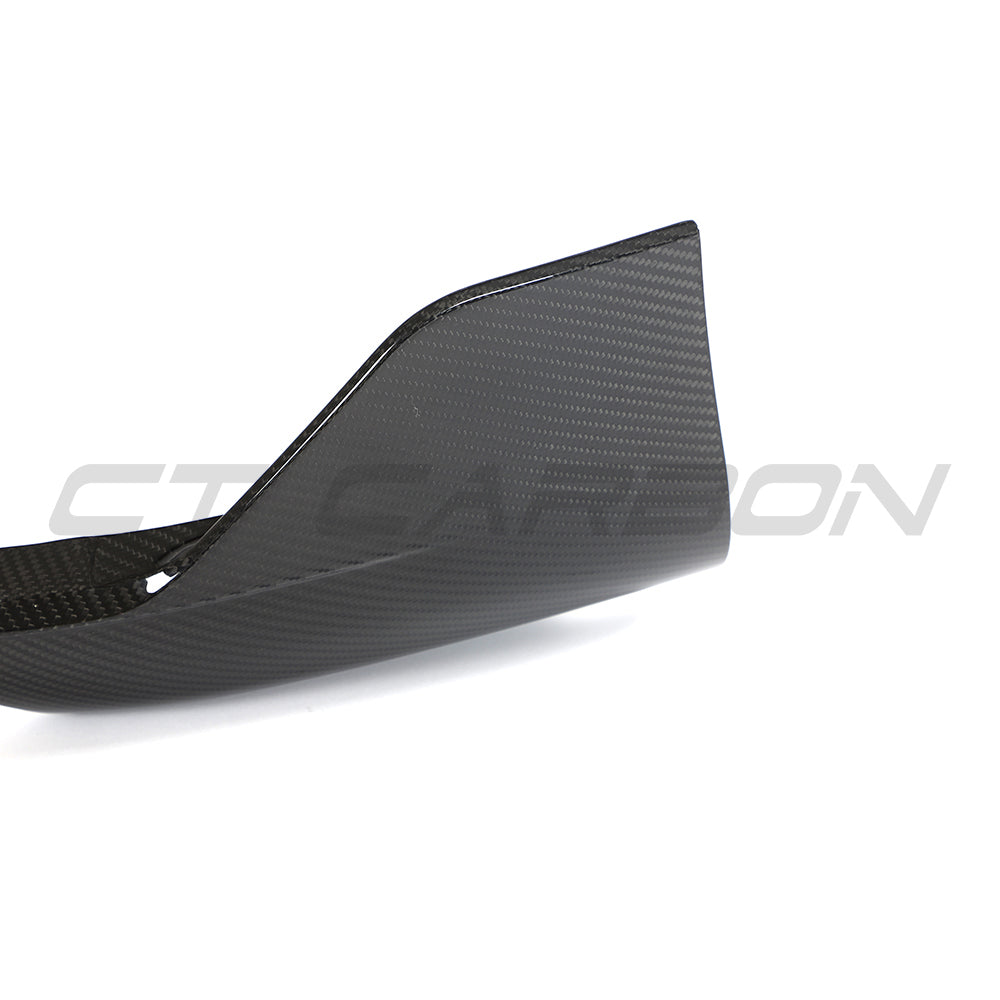 CT CARBON PORSCHE 992 CARRERA 2018-2024 CARBON FIBRE CORNER SPLITTERS | HOMOLOGATION IN PROCESS