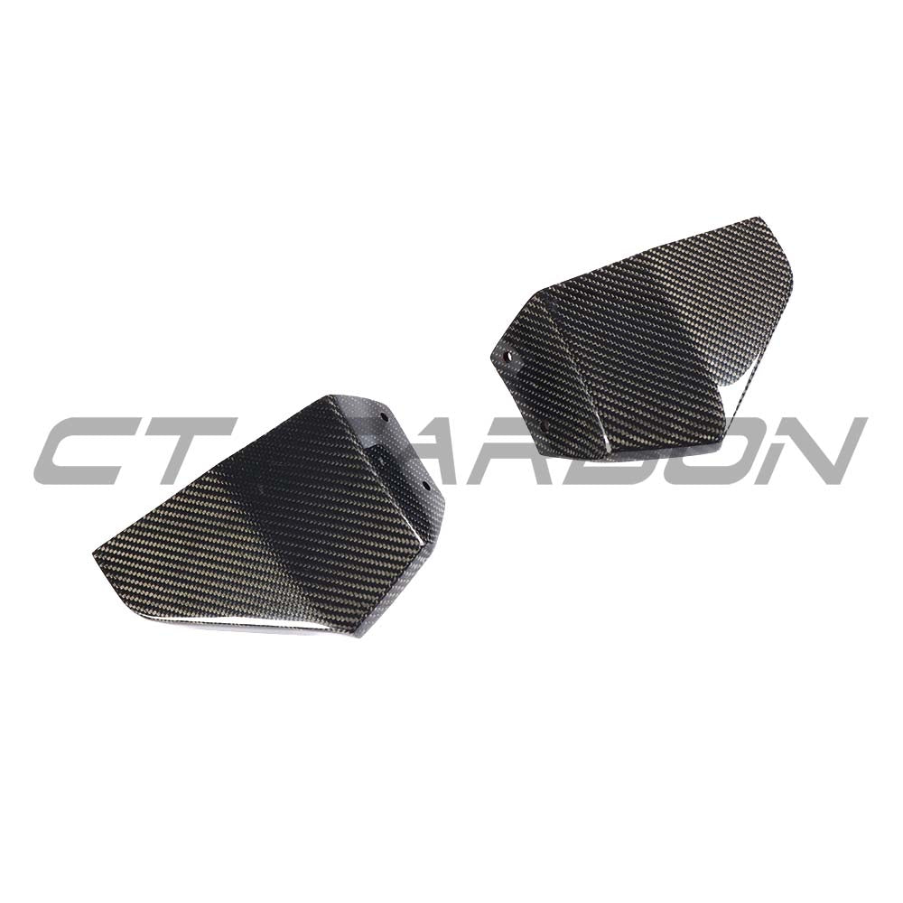 CT CARBON BMW X3 G01 2017-2021 PRE LCI CARBON FIBRE CORNER SPLITTERS | HOMOLOGATION IN PROCESS