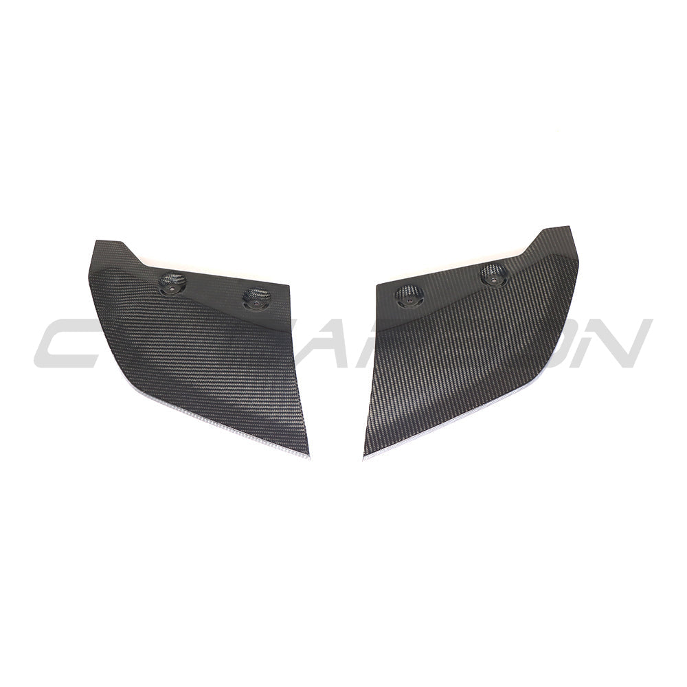 CT CARBON AUDI R8 V10 GEN 2 2015-2019 CARBON FIBRE REAR BUMPER LOWER CORNERS | SWISS HOMOLOGATED