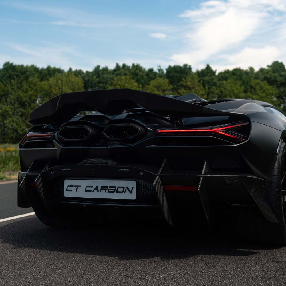 CT CARBON LAMBORGHINI REVUELTO CARBON FIBRE REAR DIFFUSER - CT DESIGN | SWISS HOMOLOGATED