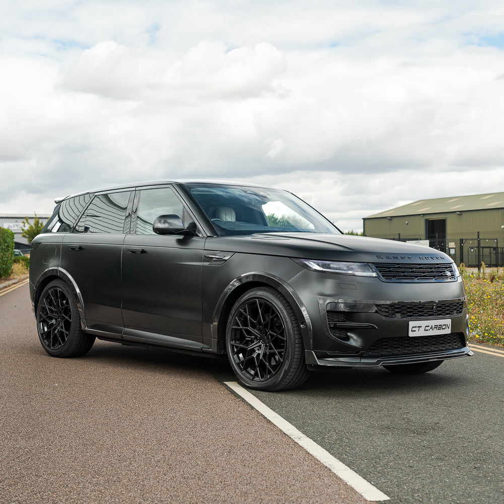 CT CARBON RANGE ROVER SPORT L461 2023+ CARBON FIBRE SIDE SKIRTS - CT DESIGN | SWISS HOMOLOGATED