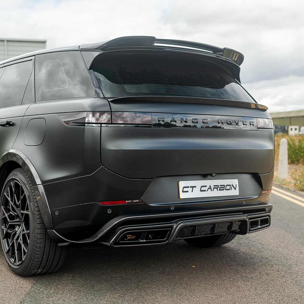 CT CARBON RANGE ROVER SPORT L461 2023+ CARBON FIBRE ROOF SPOILER - CT DESIGN | SWISS HOMOLOGATED