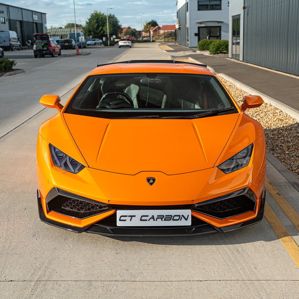 CT CARBON LAMBORGHINI HURACAN LP-610 CARBON FIBRE SPLITTER - CT DESIGN | HOMOLOGATION IN PROCESS