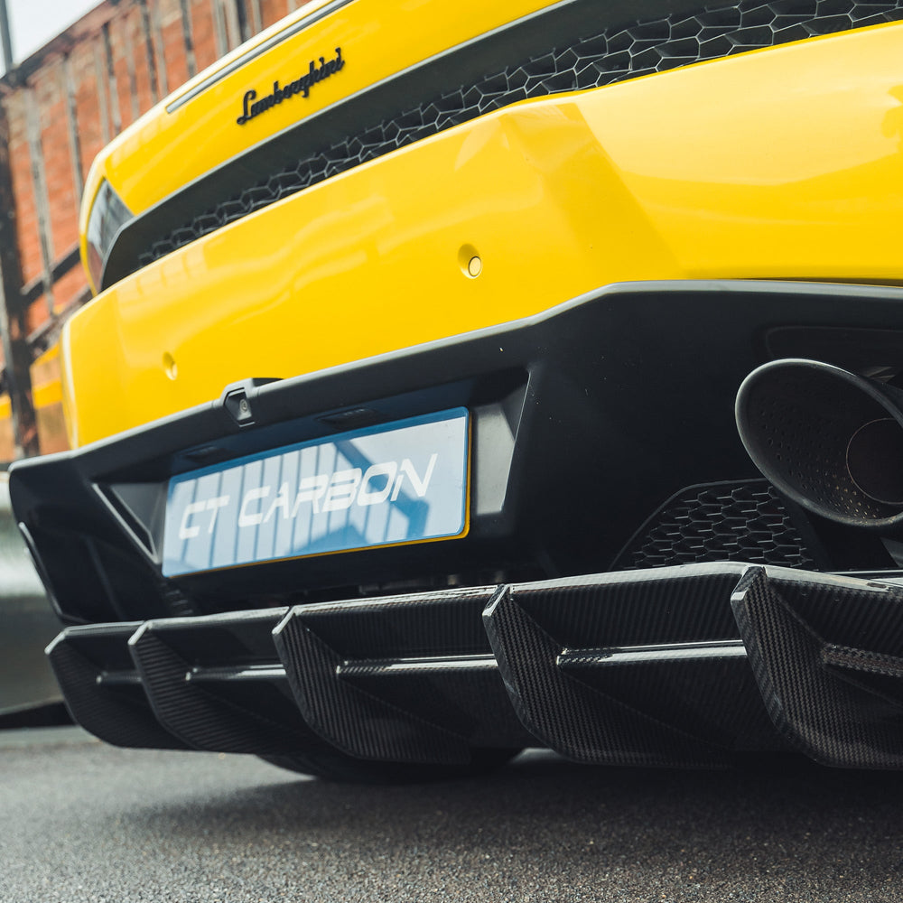 CT CARBON LAMBORGHINI HURACAN LP-610 CARBON FIBRE DIFFUSER - CT DESIGN | SWISS HOMOLOGATED