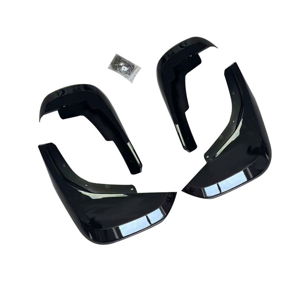 CT CARBON LAND ROVER DEFENDER L663 110 & 90 GLOSS BLACK MUD FLAPS | SWISS HOMOLOGATED
