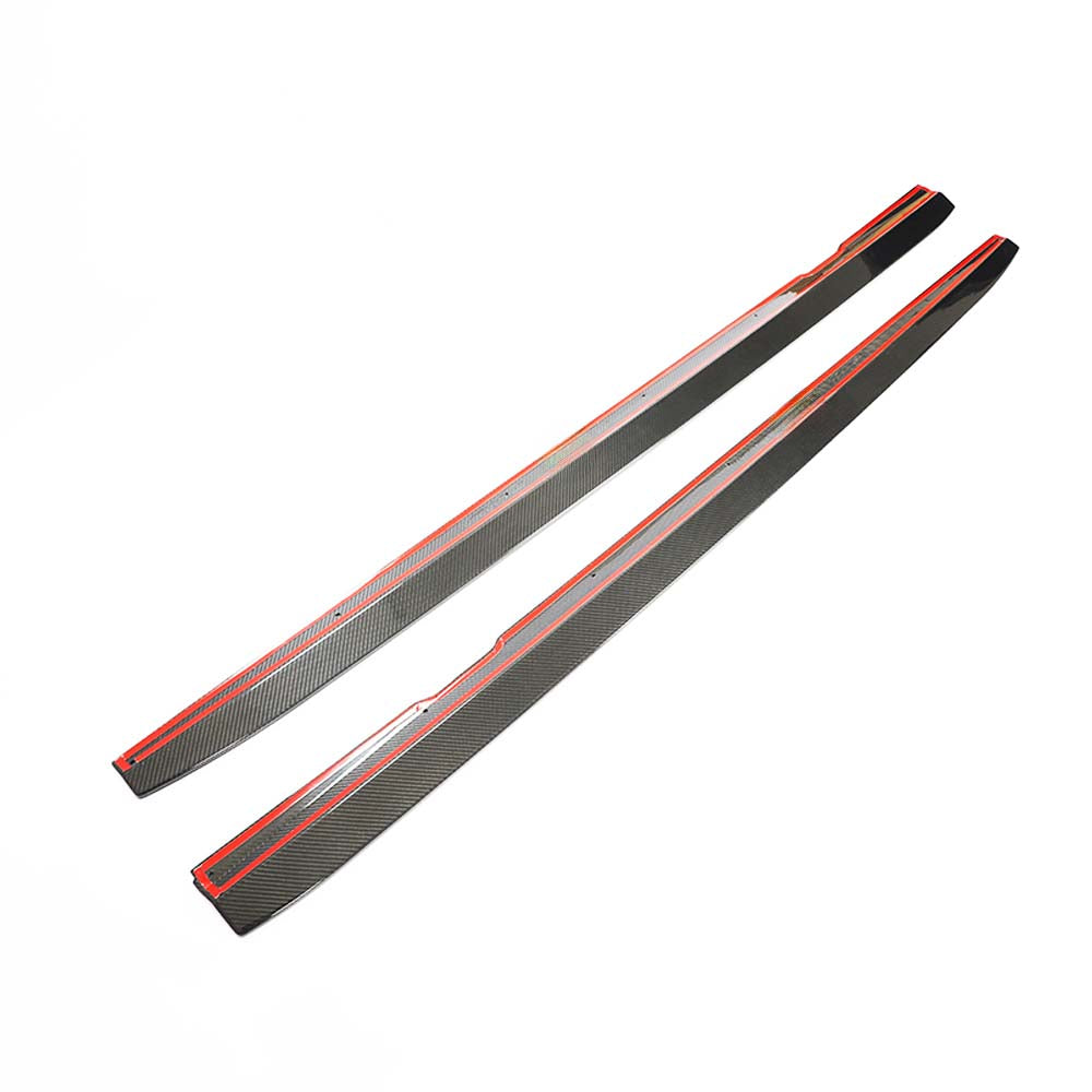CT CARBON MERCEDES E63 W213 2018-2020 PRE-FACELIFT CARBON FIBRE SIDE SKIRTS - CT DESIGN | SWISS HOMOLOGATED