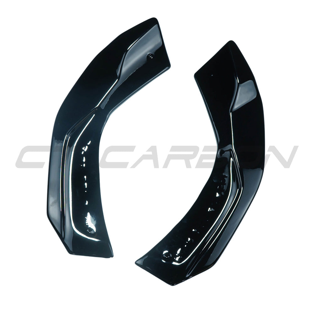 CT CARBON MERCEDES A-CLASS W177 2018+ GLOSS BLACK REAR BUMPER CORNERS | SWISS HOMOLOGATED