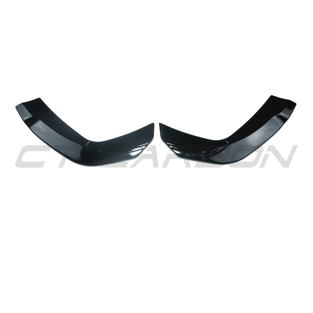 CT CARBON MERCEDES V177 2018+ A-CLASS GLOSS BLACK REAR BUMPER CORNERS | SWISS HOMOLOGATED