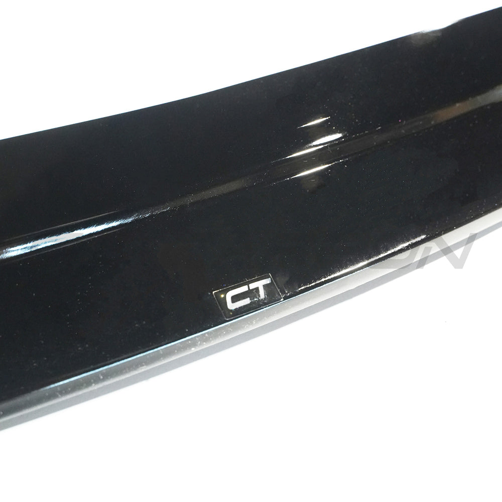 CT CARBON MERCEDES W206 2021+ C-CLASS GLOSS BLACK 3-PIECE SPLITTER - V1 | HOMOLOGATION IN PROCESS