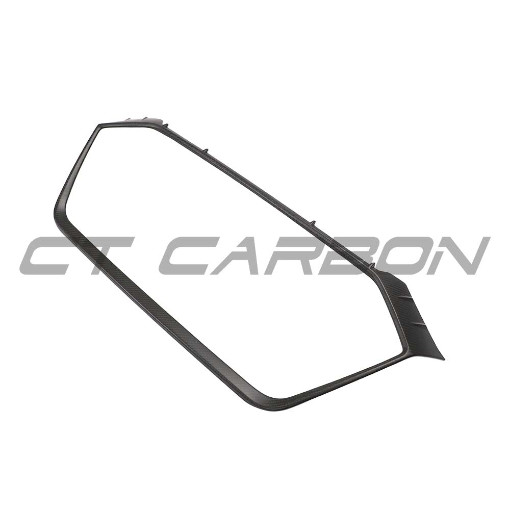CT CARBON AUDI RS6 & RS7 C8 2019+ AVANT MATTE CARBON FIBRE GRILLE SURROUND | HOMOLOGATION IN PROCESS