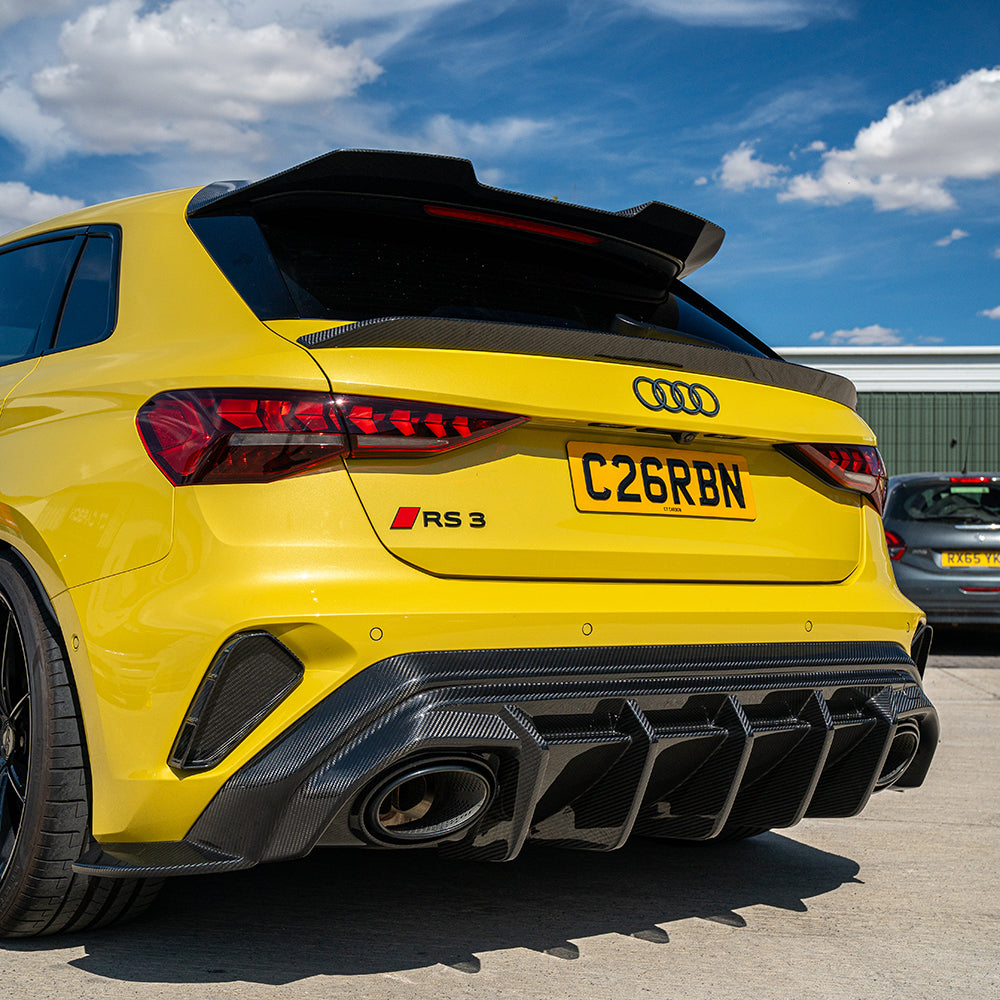 CT CARBON DIFFUSER AUDI RS3 25+ 8Y - CT DESIGN | SWISS HOMOLOGATED