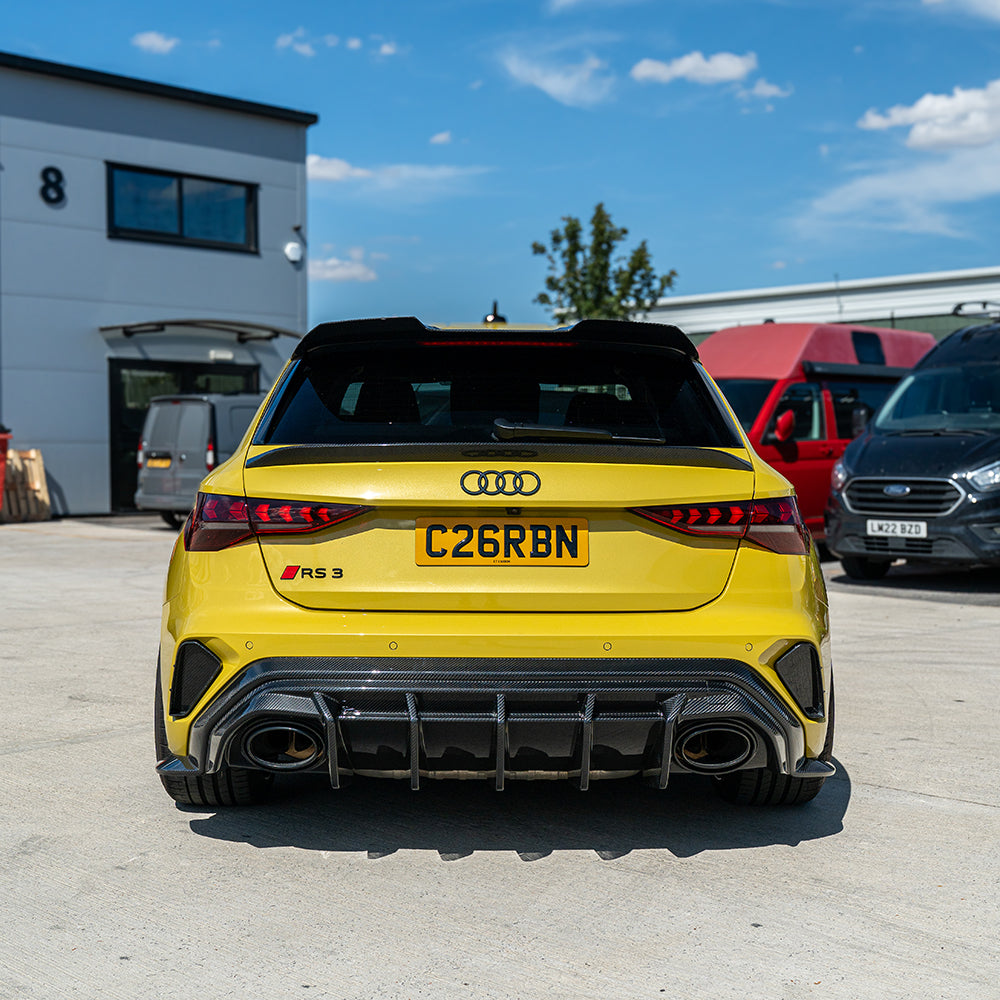 CT CARBON DIFFUSER AUDI RS3 25+ 8Y - CT DESIGN | SWISS HOMOLOGATED