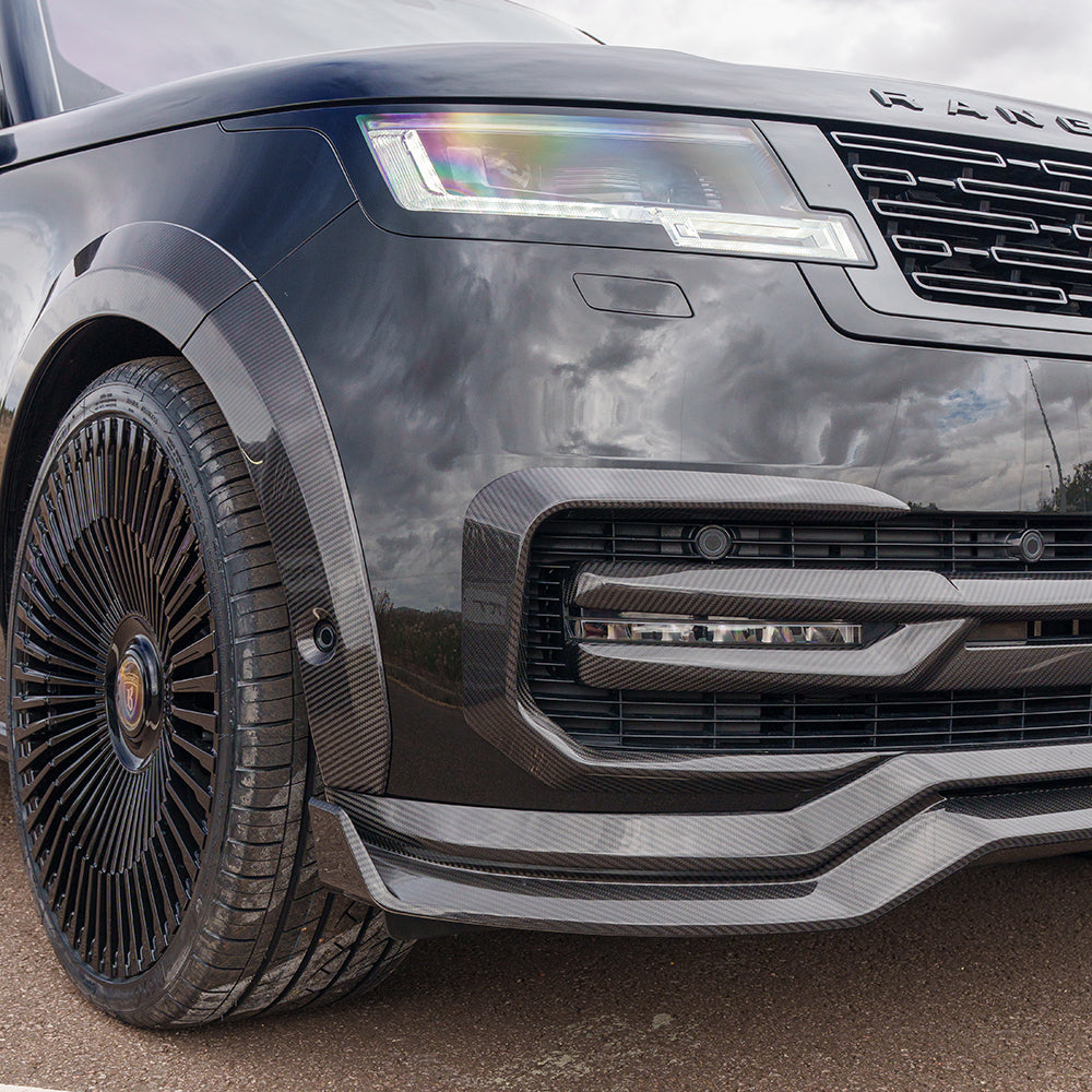 CT CARBON RANGE ROVER L460 2022+ CARBON FIBRE FRONT BUMPER TRIM - CT DESIGN | HOMOLOGATION IN PROCESS