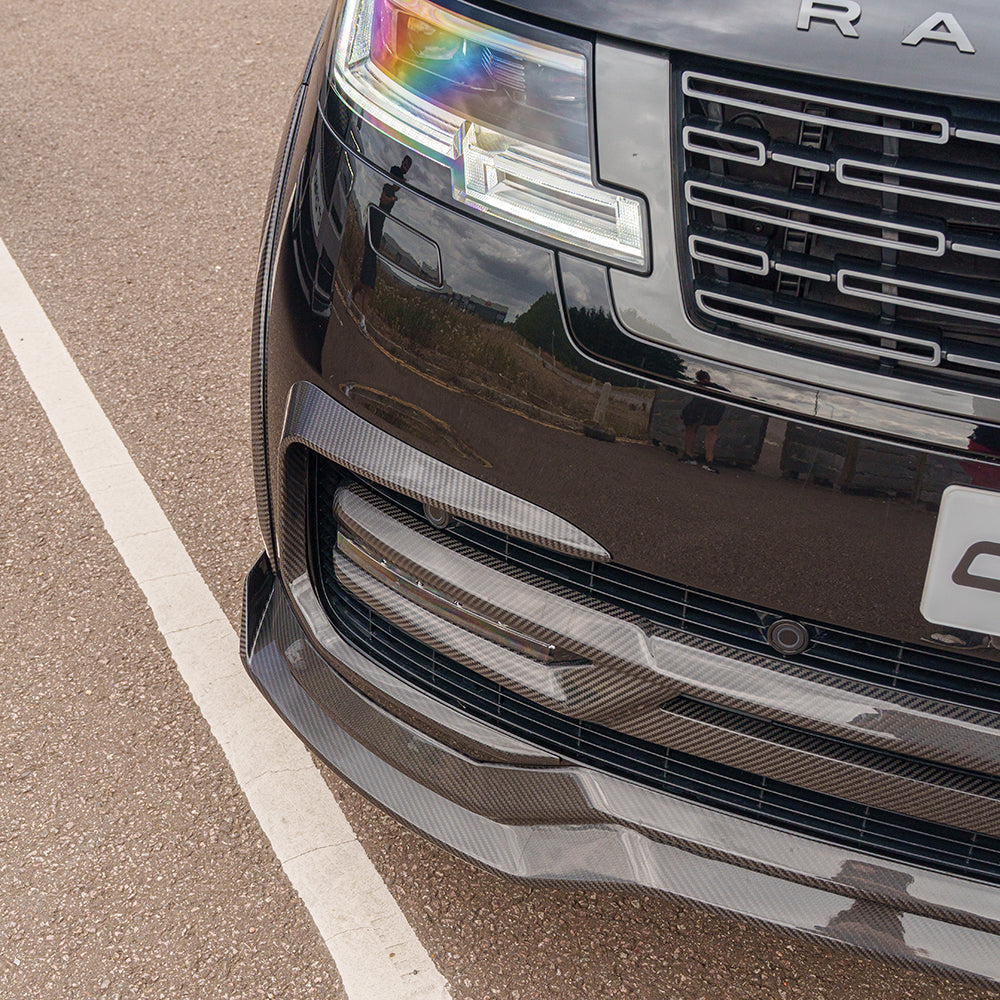 CT CARBON RANGE ROVER L460 2022+ CARBON FIBRE FRONT BUMPER GRILLE TRIM - CT DESIGN | HOMOLOGATION IN PROCESS