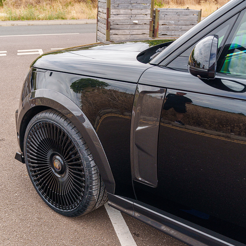 CT CARBON RANGE ROVER L460 2022+ CARBON FIBRE SIDE DOOR TRIM - CT DESIGN | SWISS HOMOLOGATED