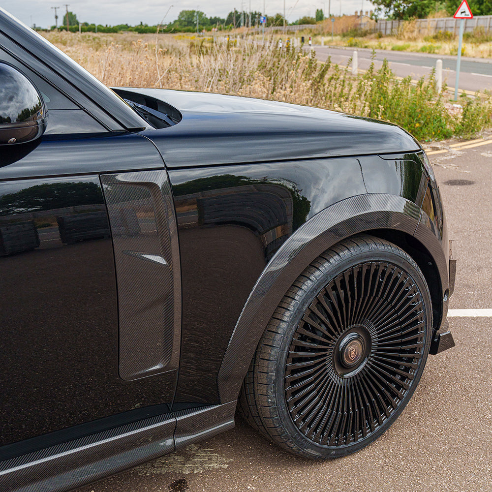 CT CARBON RANGE ROVER L460 2022+ CARBON FIBRE SIDE DOOR TRIM - CT DESIGN | SWISS HOMOLOGATED