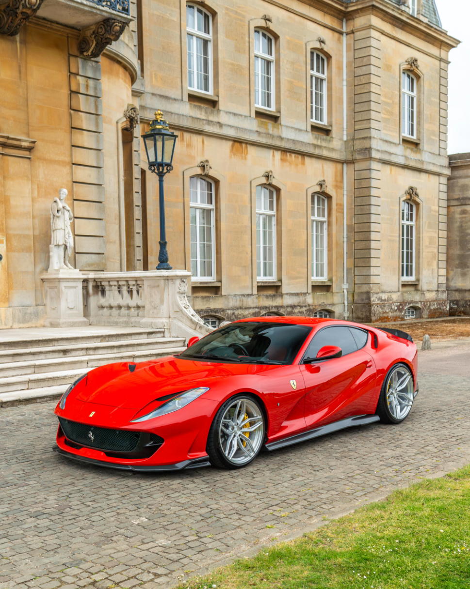 CT CARBON Ferrari 812 Superfast Carbon Fibre Front Splitter CT Design | SWISS HOMOLOGATION IN PROGRESS