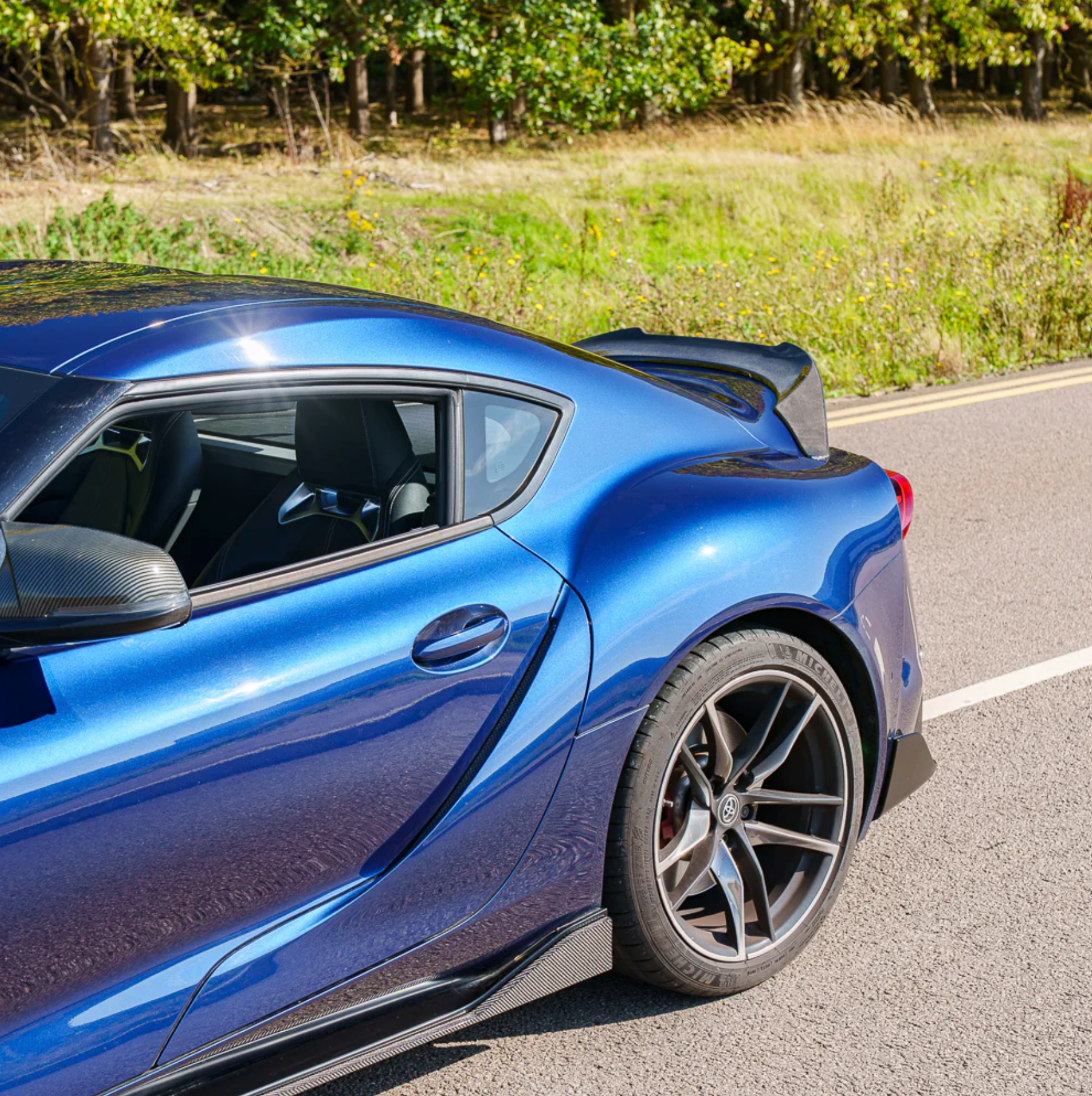 CT CARBON SIDE SKIRTS TOYOTA SUPRA A90 - CT DESIGN | SWISS HOMOLOGATED