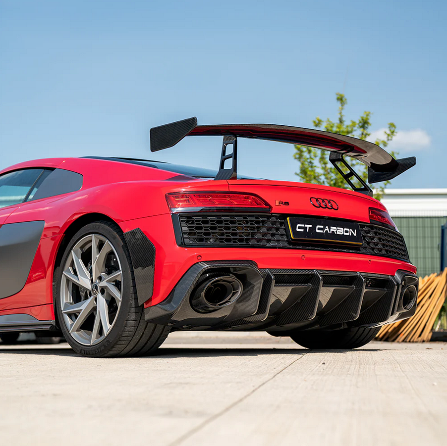 CT CARBON AUDI R8 V10 & V10+ GEN 2.5 CARBON FIBRE DIFFUSER - CT DESIGN | SWISS HOMOLOGATED