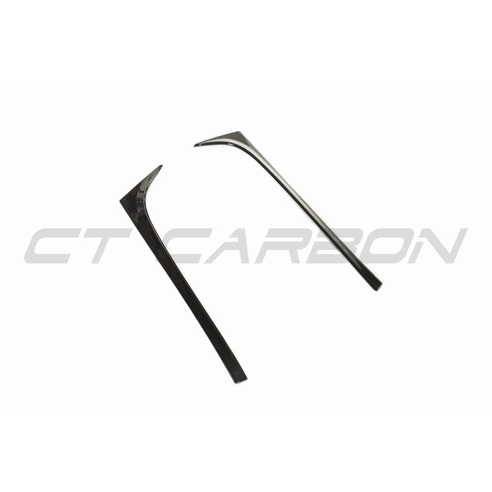 CT CARBON VOLKSWAGEN POLO MK6 GLOSS BLACK REAR WINDOW TRIM | SWISS HOMOLOGATED