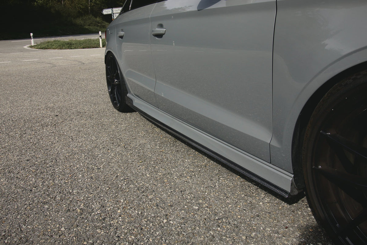 CT Carbon side skirts winglets Audi RS3 8V saloon