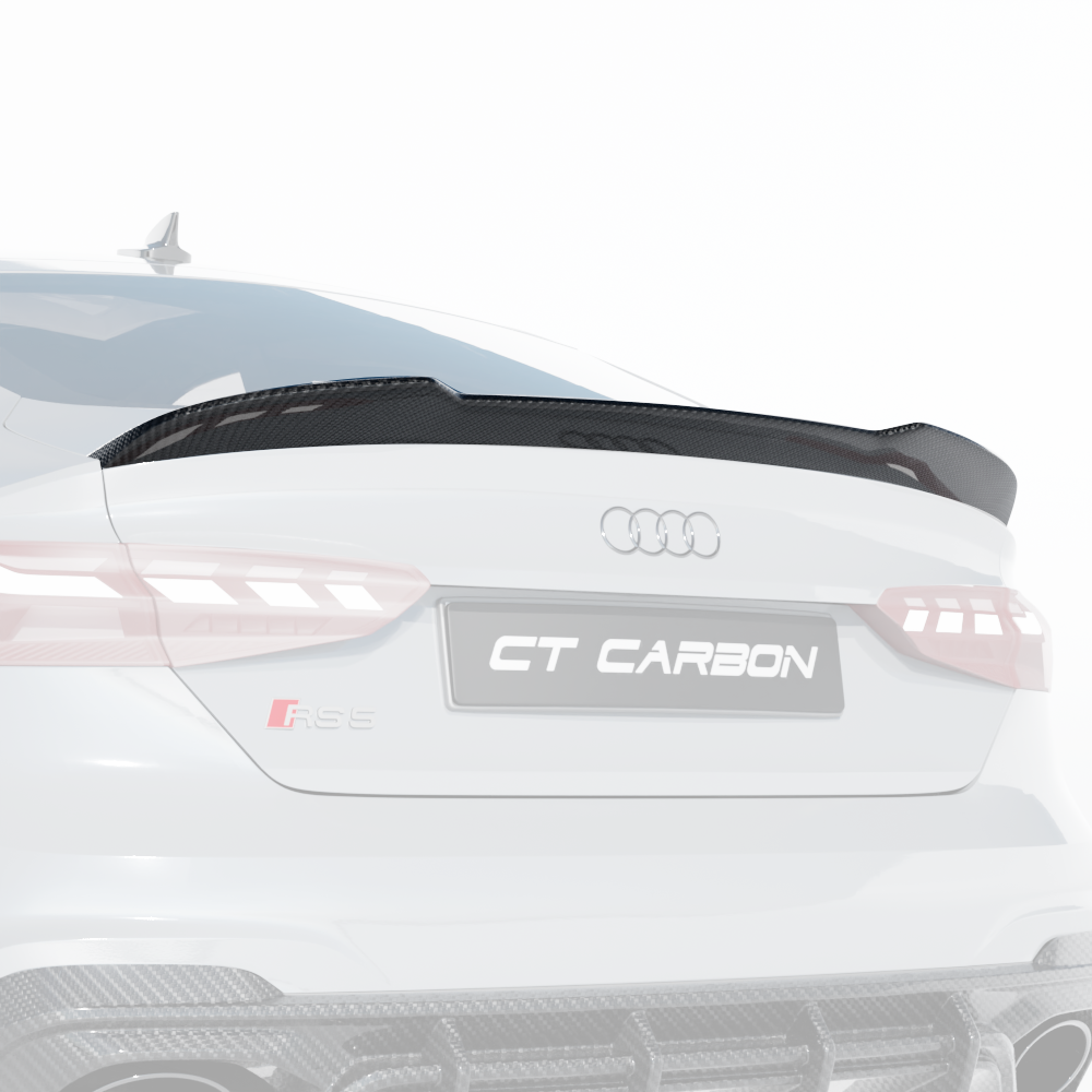 CT CARBON AUDI A5/S5/RS5 B9.5 SPORTBACK 2016-2024 CARBON FIBRE SPOILER - CT DESIGN | SWISS HOMOLOGATED