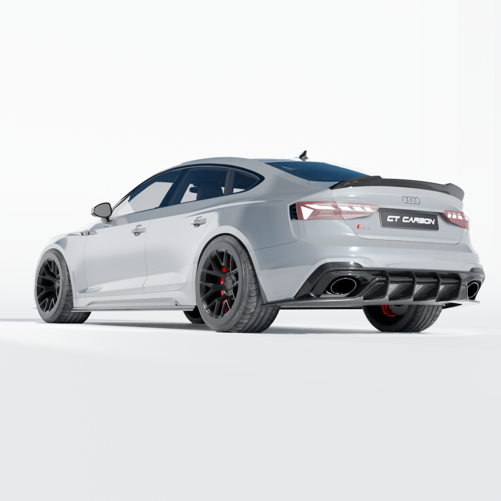 CT CARBON AUDI A5/S5/RS5 B9.5 SPORTBACK 2016-2024 CARBON FIBRE SPOILER - CT DESIGN | SWISS HOMOLOGATED