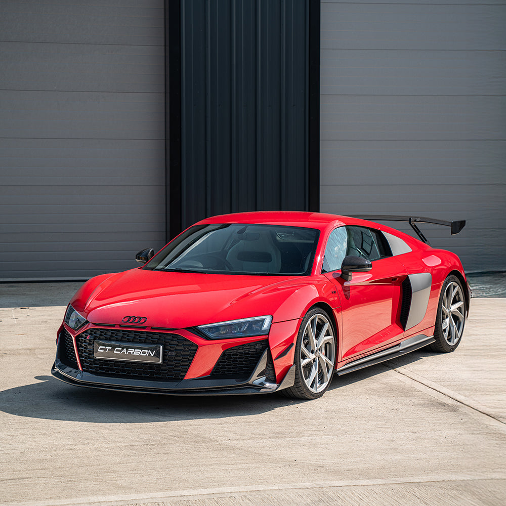CT CARBON AUDI R8 V10 GEN 2.5 CARBON FIBRE SIDE SKIRTS - CT DESIGN | SWISS HOMOLOGATED