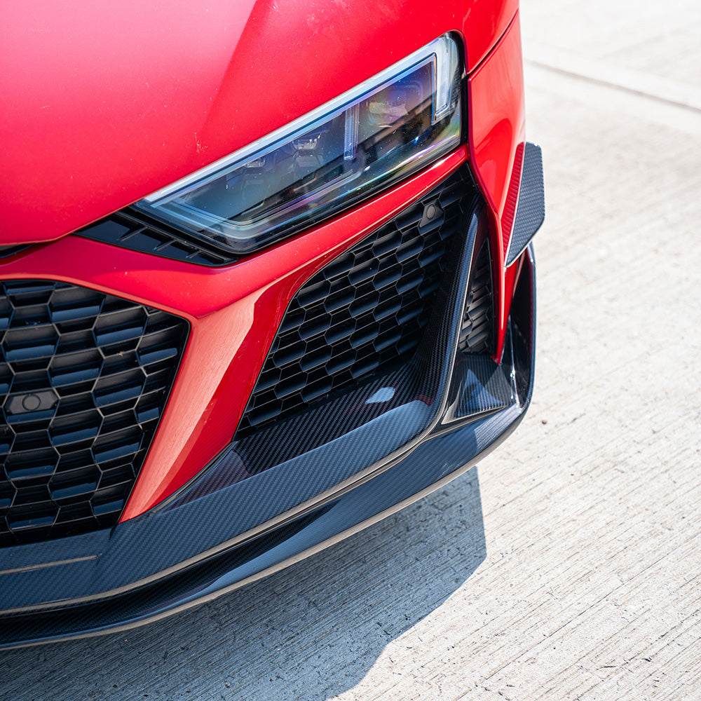 CT CARBON AUDI R8 V10 GEN 2.5 CARBON FIBRE SPLITTER - CT DESIGN | SWISS HOMOLOGATED