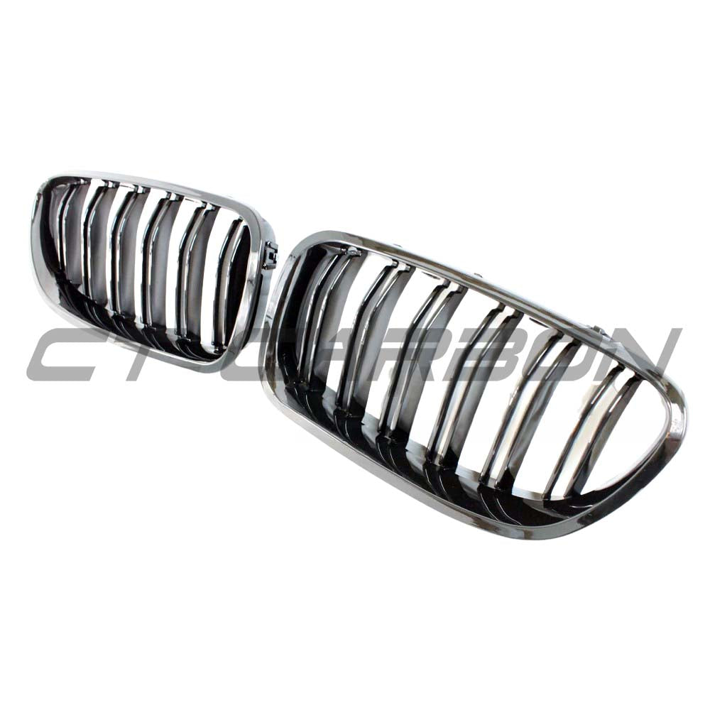 CT CARBON BMW F10 M5 & 5 SERIES BLACK DOUBLE SLAT GRILLES | HOMOLOGATION IN PROCESS