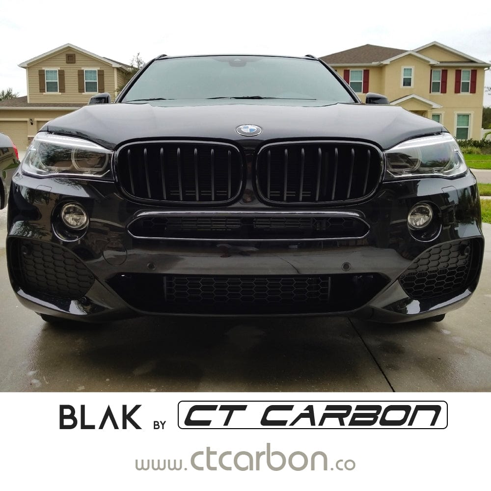 CT CARBON BMW F15/F16 X5/X6 2014-2018 SINGLE SLAT BLACK GRILLES | HOMOLOGATION IN PROCESS