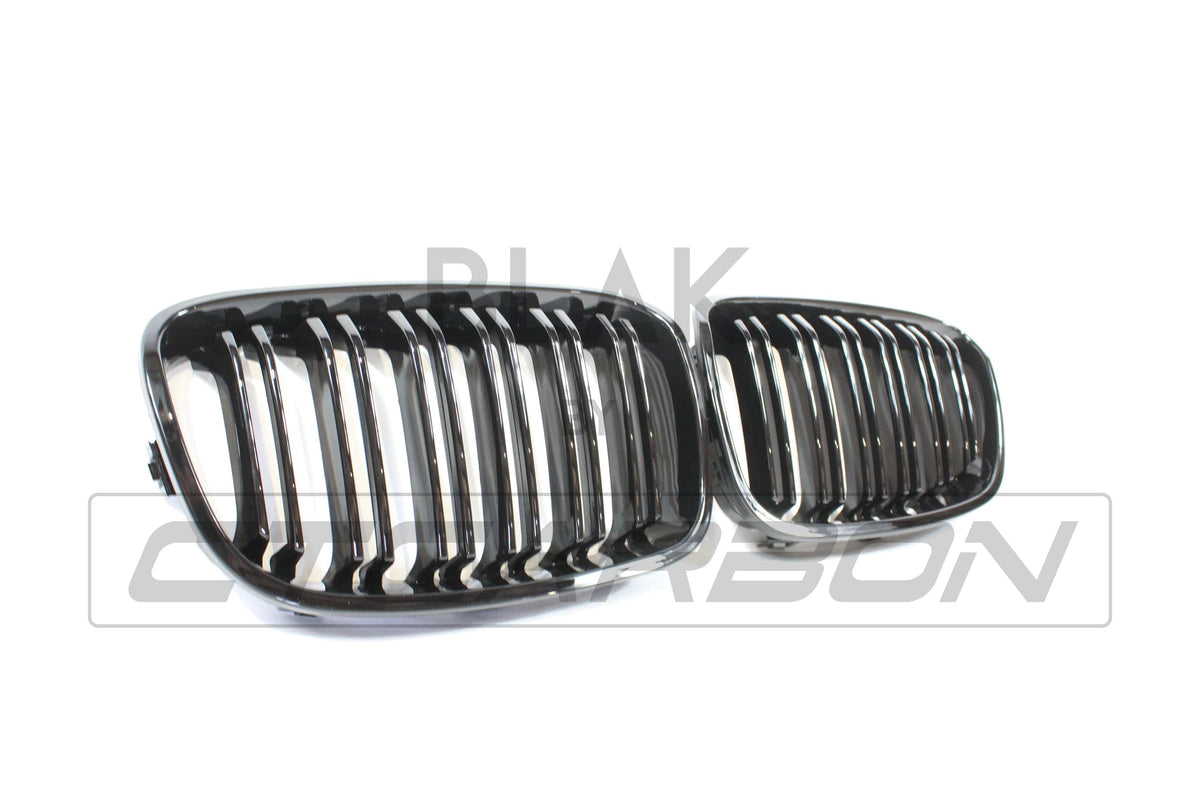 CT CARBON BMW F20 1 SERIES PRE-LCI DOUBLE SLAT BLACK GRILLES | HOMOLOGATION IN PROCESS