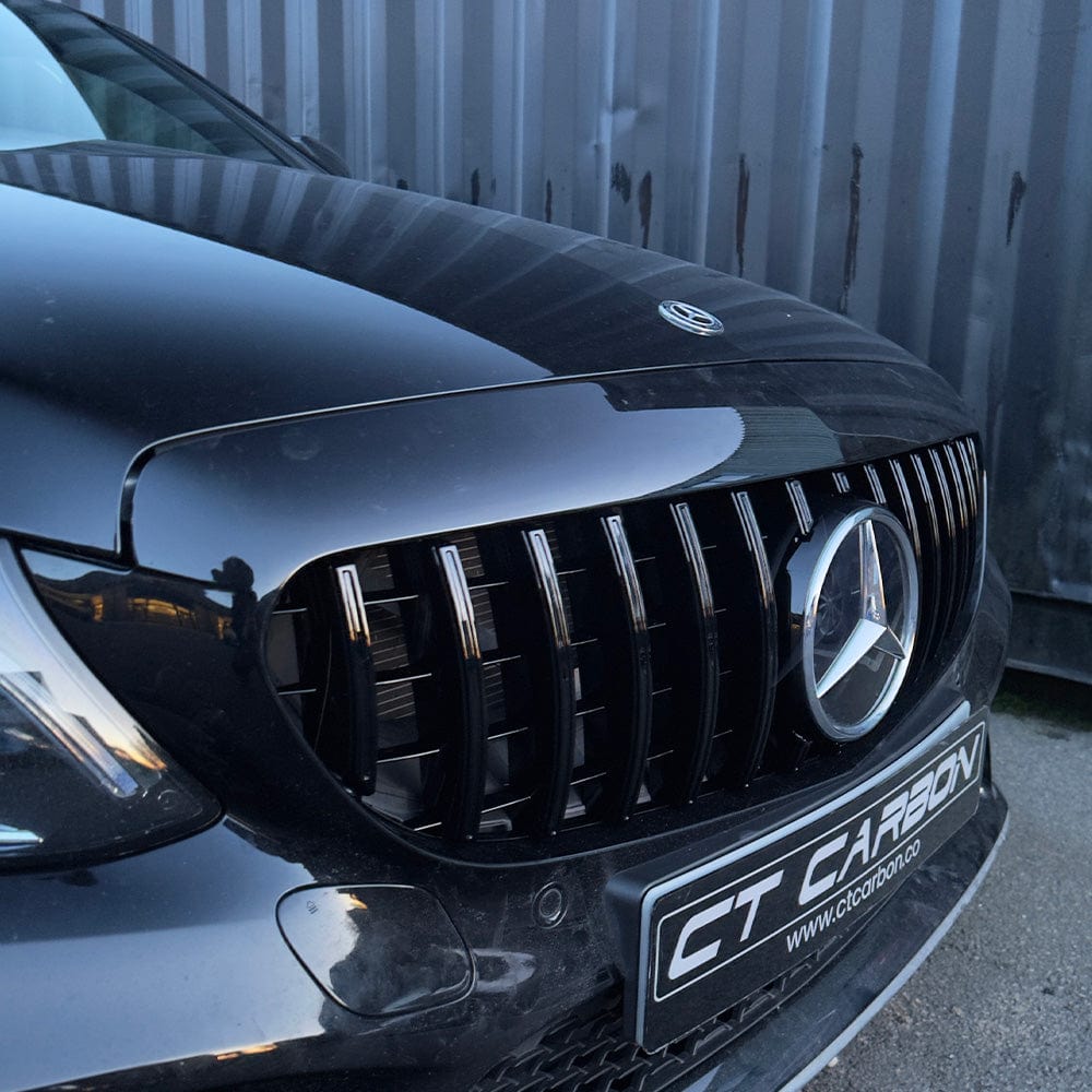 CT CARBON MERCEDES W205 C CLASS 2019+ AMG BLACK GRILLE (WITHOUT CAMERA) | HOMOLOGATION IN PROCESS