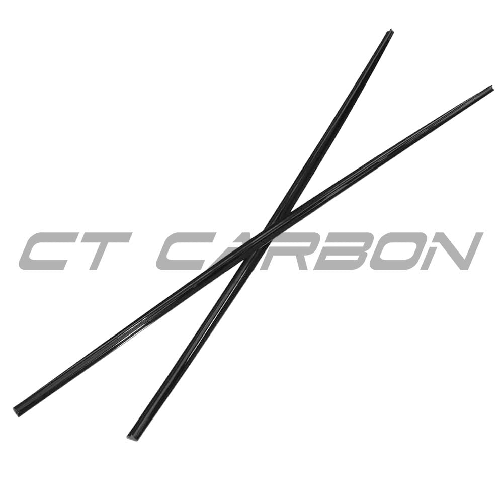 CT CARBON VOLKSWAGEN POLO MK5 2014-2017 GLOSS BLACK SIDE SKIRTS | SWISS HOMOLOGATED