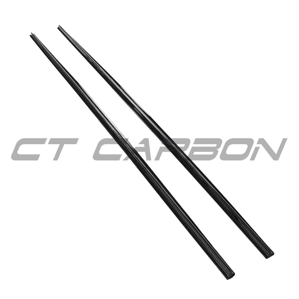 CT CARBON VOLKSWAGEN POLO MK5 2014-2017 GLOSS BLACK SIDE SKIRTS | SWISS HOMOLOGATED